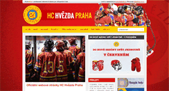 Desktop Screenshot of hokejhvezda.cz